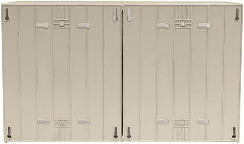 Akro-Mils 06702 Странично оттичане, с Пластмасова шкаф за съхранение на организаторите TiltView с 2 чекмеджета (ширина 23-5/8 инча, височина 14 см, дълбочина 12-5/16 инча), Каменен