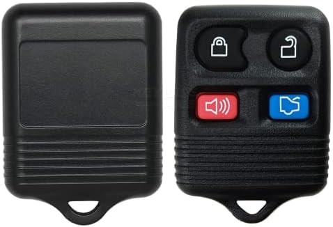 KeylessPros 4-Бутон Взаимозаменяеми ключодържател с дистанционно управление без ключ, подходящ и за Ford, Lincoln, Меркурий, Mazda Mustang, CWTWB1U345, CWTWB1U331 (2 опаковки)