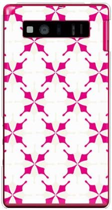 Втора кожа MHAK Sun x White Pink (прозрачен) / за телефони от Серия AQUOS SHL21 / au ASHL21-PCCL-298-Y381