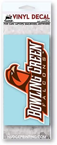 Стикер Bowling Green State University BGSU Соколи с Комбинирана логото на Автомобилната Стикер за Броня, прозорци, преносими