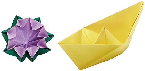 Global Art Folia Хартия за оригами с размери 6 на 6 сантиметра, 10 Цвята, 500 броя в опаковка