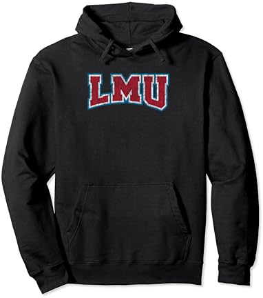 Loyola Marymount Лъвовете Ретро Блок Официално Лицензиран Пуловер С Качулка
