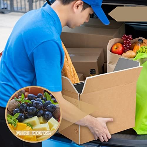 6 Опаковки Обектите на транспортната кутии за доставка на замразени храни, Кутии за студена доставка Голяма кутия-хладилник