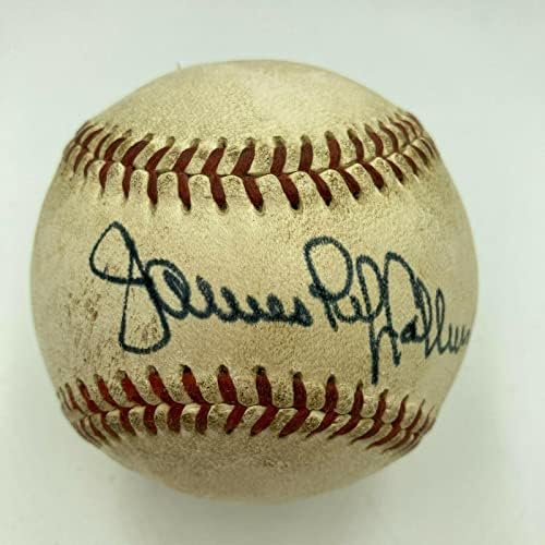 Сингъл Джеймс дера на разстояние Колинс с Автограф от Официалния представител на Националната лига бейзбол JSA COA РЕДКИ Бейзболни топки С автографи
