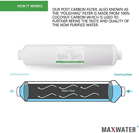 Максимален набор от филтри за смяна на водата за стандартна 5-степенна система за филтриране на вода с обратен Осмосом 100 GPD РО Мембранни филтри - 6 месеца - Филтър за ?