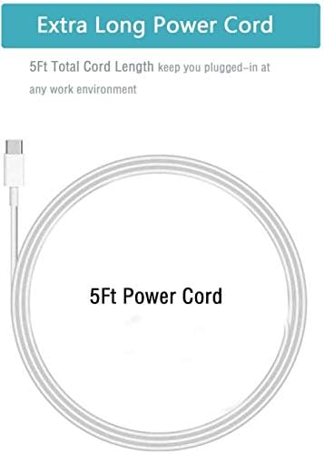 5Ft Type C 18 W Бързо Зарядно Устройство, подходящ за Samsung Galaxy Tab S7 S7 + Plus S7 FE SM-T978/T970/T878/T870 C USB