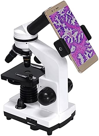 ZLDQBH Професионален Биологичен Микроскоп Съставна LED Монокуляр Студентски Микроскоп Биологичните Изследвания Адаптер за Смартфон 40X-1600X