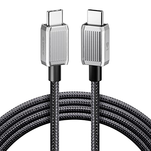 ORICO 60 W USB Кабел C-C USB, Нейлоновое зарядно устройство Type C-кабел за бързо зареждане, който е Съвместим с MacBook Air / Pro, iPad