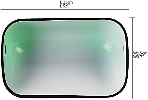 Замяна на кутията абажура настолна лампа FIRVRE Green Glass Bankers (5.9 ИНЧА L 3.7 ИНЧАW)