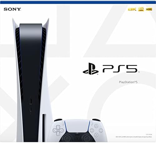 Игрова конзола Sony Playstation 5 Disc Издание за PS5, 16 GB памет GDDR6, Високата твърд диск с капацитет от 825 GB, WiFi 6, Bluetooth