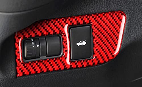 Eppar Нова Капачка Бутони за управление багажником от въглеродни влакна, която е Съвместима с Toyota GT 86 GT86 2013-2020