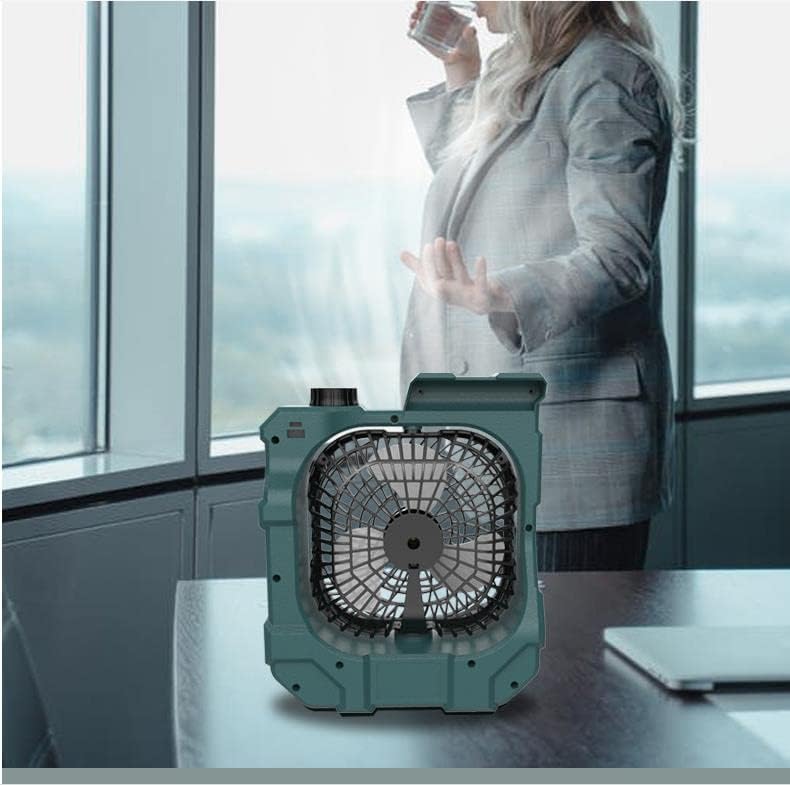 Вентилатор USB Fan Външен Вентилатор Настолен Вентилатор се Върти на 360 ° Преносим Вентилатор Лампа Led Осветление къмпинг Led Осветление