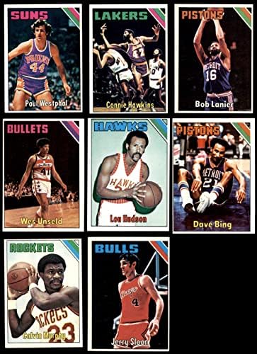 1975-76 Баскетболен комплект Topps (Basketball Set) VG/EX+