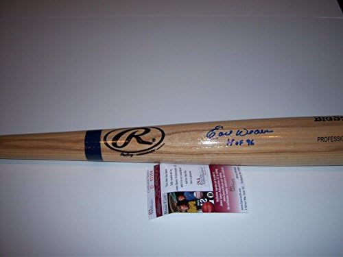 Ърл Уивър Балтимор Ориолс JSA / coa Подписаха Louisville Slugg Bat - прилепи MLB с автограф