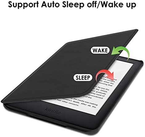 Калъф за Kindle Paperwhite 11-то поколение (6,8 инча, випуск 2021 г.) с автоматична функция за събуждане / сън Smart Slim Cover - Ретро Луксозен леопардовый принт