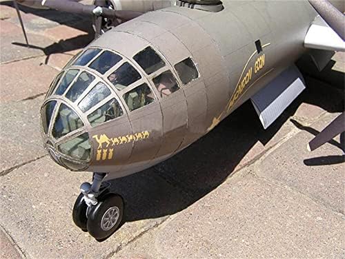 CSYANXING Хартия 1/47 Мащаба на B-29 Супер Крепост Бомбардировач Модел на Самолета с Имитация на Изтребител Модел на Военен самолет, за да Колекции Подарък (комплект в разг?