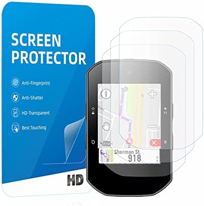 [3 бр.] Mihence Съвместим за Bryton Rider S500 Протектор на екрана, HD ПАТ Защитно Фолио за колоездене компютър Rider S500E GPS