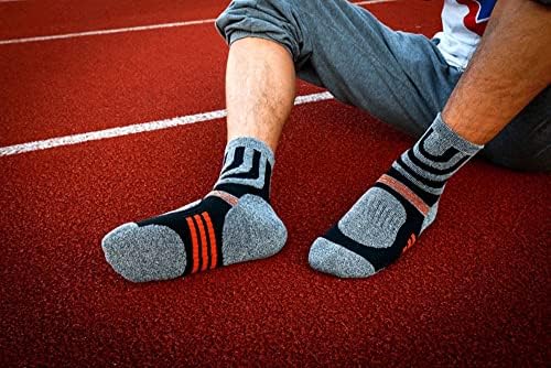 EYHLKM Мъжки Луксозни чорапи, Модни Компресия чорапи от чесаного памук, спортни Мъжки чорапи в по-голяма лента за момчета (Цвят: E, размер: