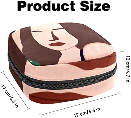 ORYUEKAN Чанта за съхранение на хигиенни Кърпички, Чанта за Менструална Чаши, Преносими Чанти за съхранение на Подложки за Хигиенни Кърпички,