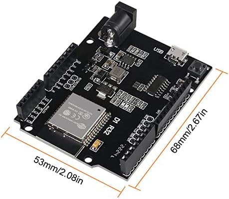 ALMOCN 2 бр. ESP32 Wemos D1 Мини Wi Fi Безжична Bluetooth Развитието на CH340 4 М Flash с Micro USB за Arduino R3 D1 R32