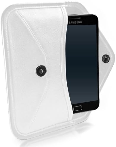Калъф BoxWave за Motorola Droid Maxx 2 (Case by BoxWave) - Луксозни Кожена чанта-месинджър, чанта-плик от изкуствена кожа за Motorola