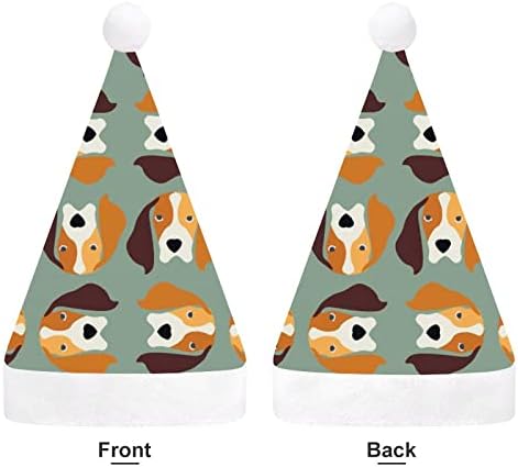 Коледни шапки за кучета от породата бигъл на едро за възрастни, Коледна шапка за празници, стоки за коледно парти