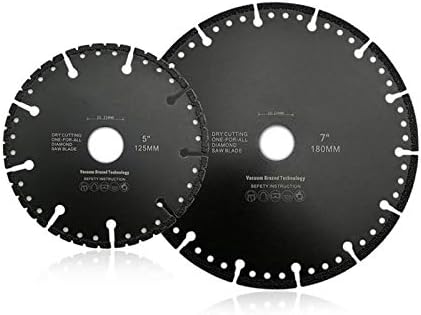 ПЛАНИНСКИ МЪЖКИ Пильный диск 2 елемента (125 мм 230 мм) Вакуум Паяный Diamond Пильный диск за всички Цели 5 9 Пожаро-спасителни Дискове