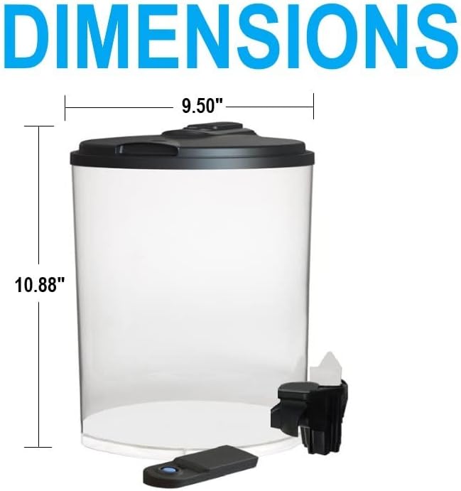 Стартов комплект за аквариум Koller Products AquaView обем 2 литра и 7-цветен led осветление и филтър на хранене, който е подходящ