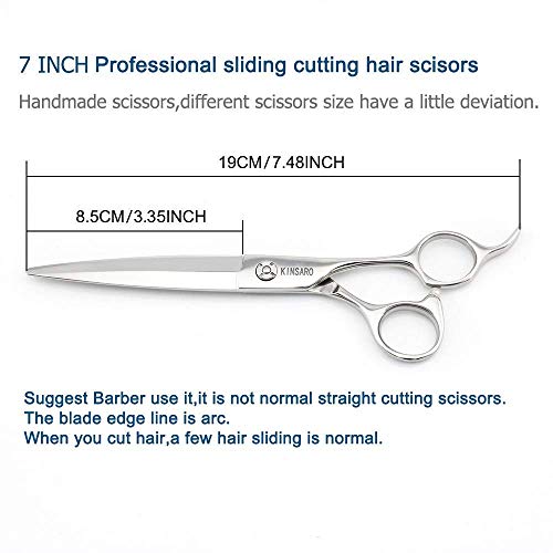 7-ИНЧОВ фризьорски ножици за подстригване на коса ножица за подстригване на коса и 5,5-инчови ножица за изтъняване на коса фризьорски