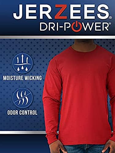 Мъжки t-shirt Jerzees Dri-Power дълъг ръкав Multipack