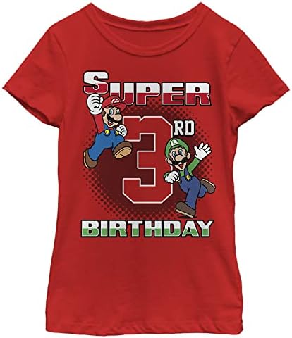 Тениска Super Брос от Nintendo Kids 3-ти рожден ден