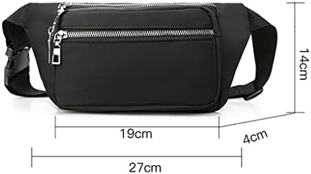 SAWQF Дамски поясная чанта, Ежедневни Модерна Спортна Поясная чанта, Однотонная мъжки поясная чанта, дамски чанти на рамо, отличителни чанти (Цвят: C размер: 19 см * 14 см *