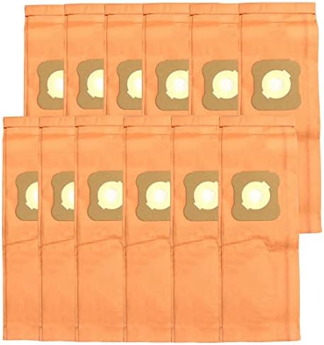 Опаковка 12 Вакуумни торби за Kirby G3, G4, G5, G6, G7, Gsix, Ultimate G 197394 Sentria Diamond, Съвместими с Kirby Part # 204803, заменяеми филтър 205803 Micron Magic