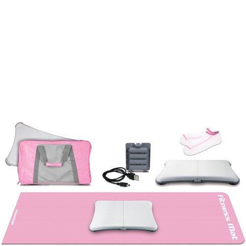 Женски Фитнес комплект за фитнес Wii 5 в 1 Розова
