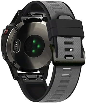 NANWN 26-22 мм Спортен Силиконов каишка за часовник на китката си за Garmin Fenix 6X6 6S Pro 5X5 Plus 3 3HR D2 MK2 Easy Fit быстроразъемный каишка Wirstband (Цвят: E, размер: 26 mm D2 Delta PX)