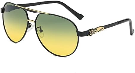 WIRUN Очила за Нощно шофиране за Мъже, Поляризирани С Антирефлексно Покритие UV400 Ден за Нощно Виждане Колоездене, Риболов, Голф Защитни Слънчеви Очила