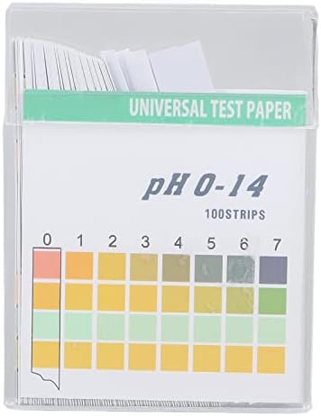 100шт Тест Хартия PH, Тест-Ленти За вода PH0‑14 Професионални Измервателни Тест-Ленти Точни Универсални за Козметика Питейна Вода в Почвата
