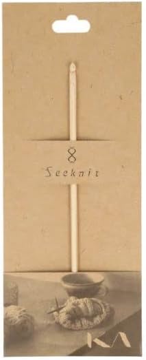 Преносимото съвет за плетене на една кука Seeknit - Seeknit Shirotake (14 см, 3,00 мм) - 1 бр.