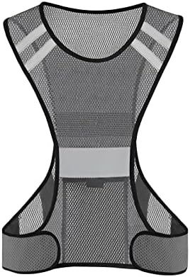 TCCFCCT Отразяваща Защитна Жилетка за бягане за Мъже, Дамско Облекло за джогинг през нощта