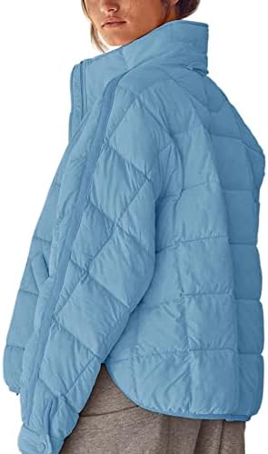 Зимни палта XYDaXin за Жени, Упаковываемый Кратък Пуховик