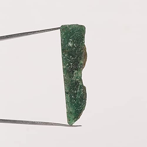 Африкански Натурален Зелен Нефритови Лечебен камък за Акробатика, Лечебен камък 30,75 Карата