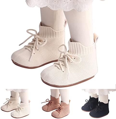 Qvkarw/ Пролетно-лятна Детски обувки за деца, Спортни обувки за момичета и момчета, Нескользящие Високи обувки За малки момичета дантела