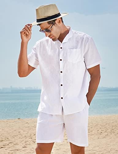 Мъжки Бельо облекла DUOFIER, Риза с къс ръкав и Панталони от експозиции със Странични джобове