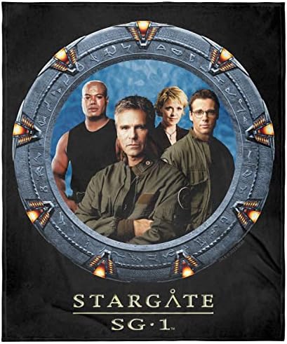 MGM Stargate SG-1 Супер Мек и Приятен Плюшевое Флисовое одеяло