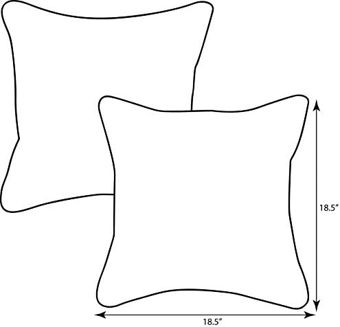 Възглавница Perfect Outdoor/Indoor Зоя Mallard Хвърли Pillows, 2 Бр. (опаковка от 1), Синя
