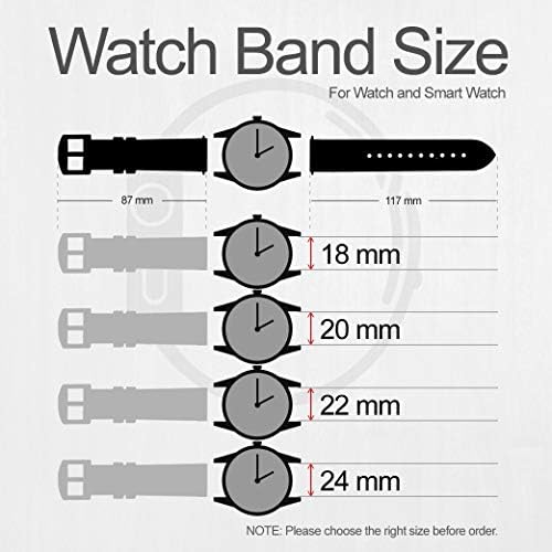CA0155 Бял Кон Еднорог Кожен и Силиконов Ремък за Смарт часовник Каишка Часовник Smartwatch Размер на Смарт часа (22 мм)