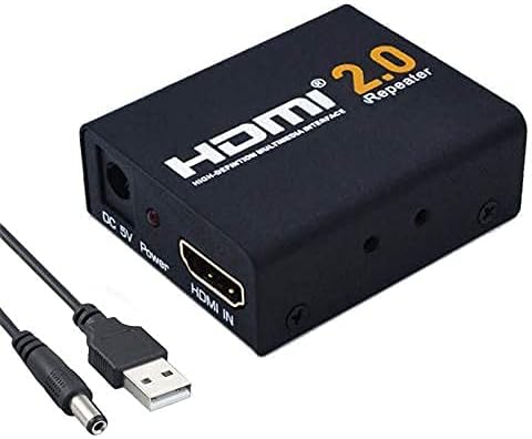 KSRplayer 2160P, 3D 4K, HDMI Повторител на Сигнала Продължавам Booster Адаптер По Сигнал на HDTV HDCP 2.2 за HDTV HDMI Съвместим