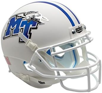 Футболен каска Schutt NCAA Middle Tennessee State Blue Raiders Точно Копие на XP Футболен шлем