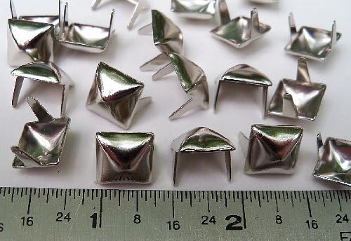 Накрайници за ноктите с 2-ма квадратни шипа 3/8 инча; Стомана с древен никелово покритие; 100 бр.