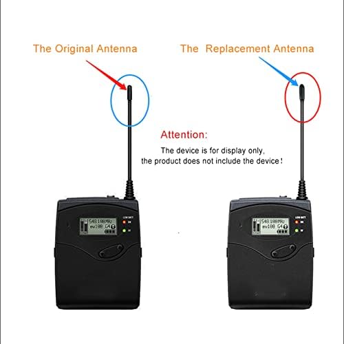 2 БР. Антена Замени за Sennheiser EW100G2/100G3 Безжичен Микрофон Bodypack Система Предавател Приемник